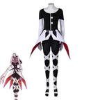 Hazbin Hotel Carmilla Carmine Cosplay Costume Women Black Jumpsuit Party Carnival - Azufun
