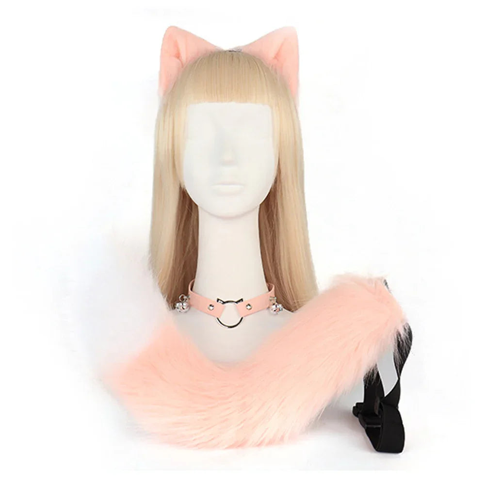 Crazy Zootopia Nick Fox Collar Headband Fox Tail Accessories