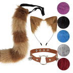 Crazy Zootopia Nick Fox Collar Headband Fox Tail Accessories