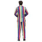 1980s Love Flower Print Suit 80s Costumes Cosplay Party Carnival - Azufun