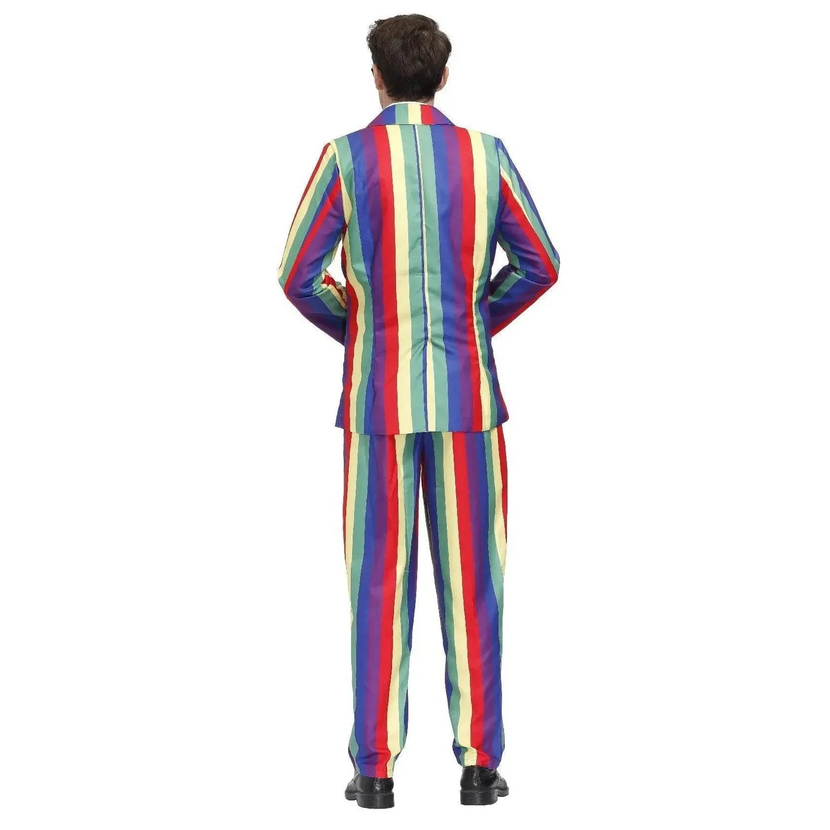 1980s Love Flower Print Suit 80s Costumes Cosplay Party Carnival - Azufun