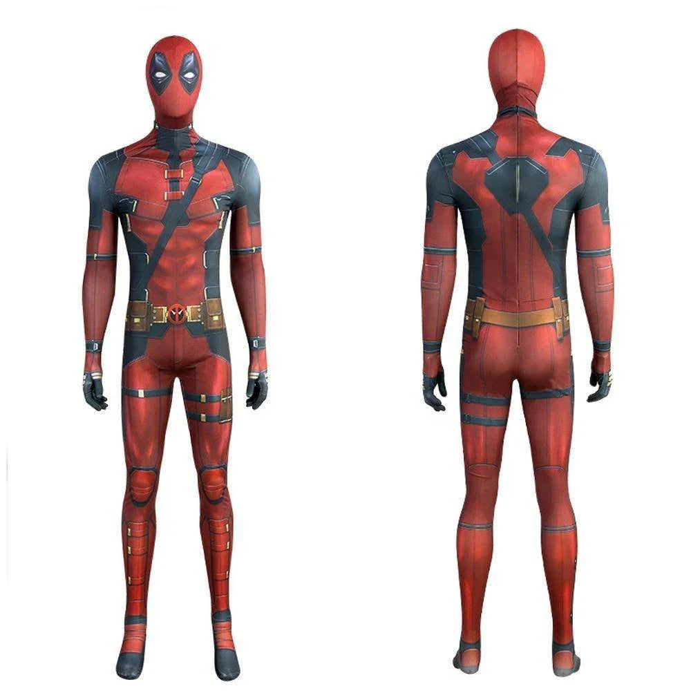2024 Deadpool 3 & Wolverine Daredevil Costumes Wade Wilson Cosplay Jumpsuits Zentai - Azufun