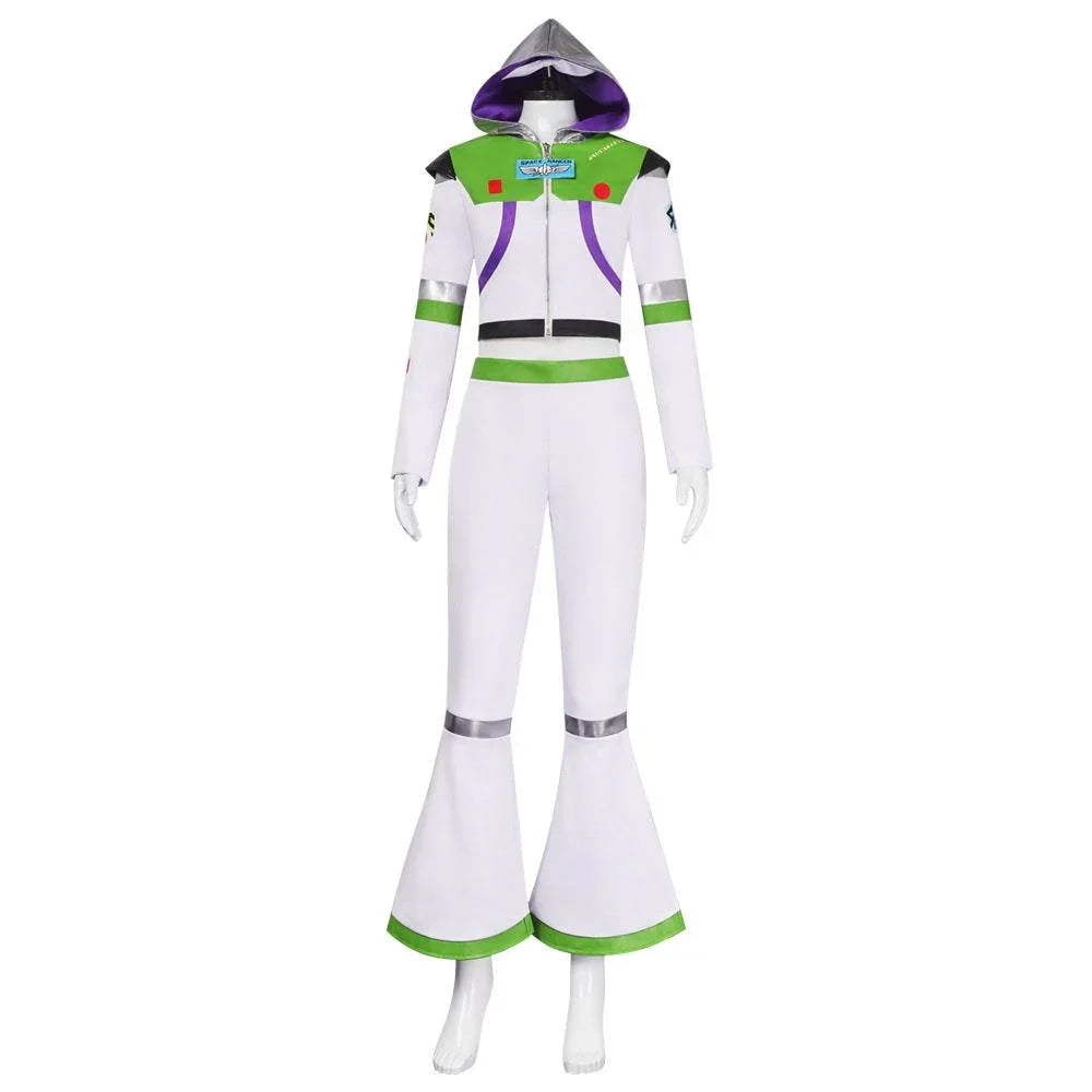 Toy Story Buzz Lightyear Women's Jumpsuit Cosplay Costume Halloween - Azufun