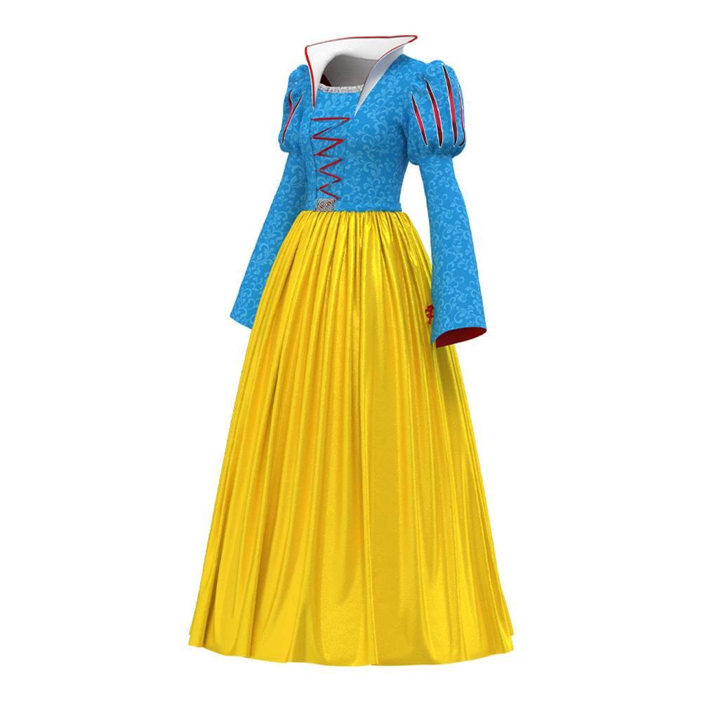 2025 Snow White Dress Cosplay Costume Halloween Party Carnival - Azufun