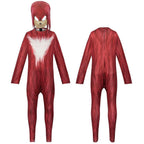 Sonic the Hedgehog Cosplay Costume Jumpsuit Kids Party Carnival - Azufun