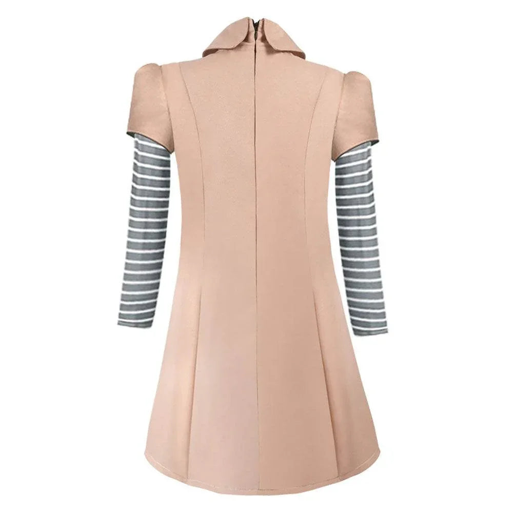 M3GAN Megan Dress Costume Wig Set For Adult Kids - Azufun