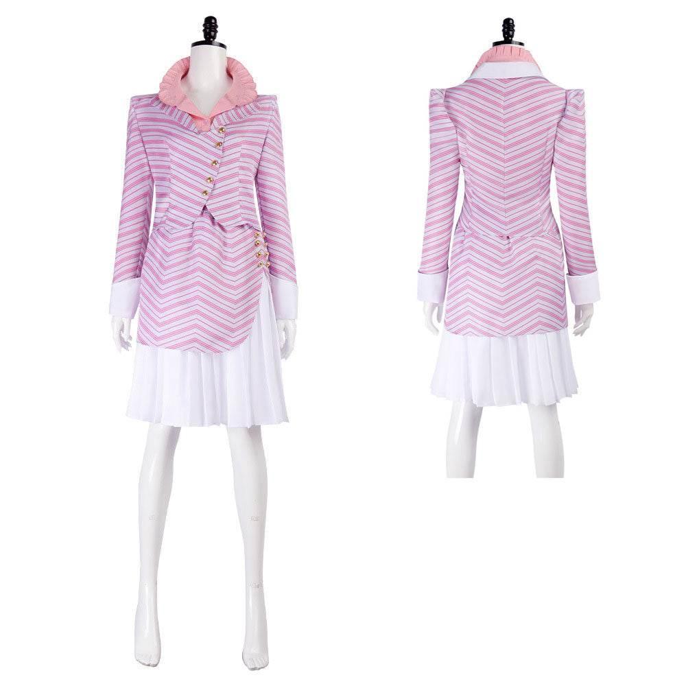 Wicked Glinda Pink Women Suit Outfit Carnival Cosplay Costume - Azufun