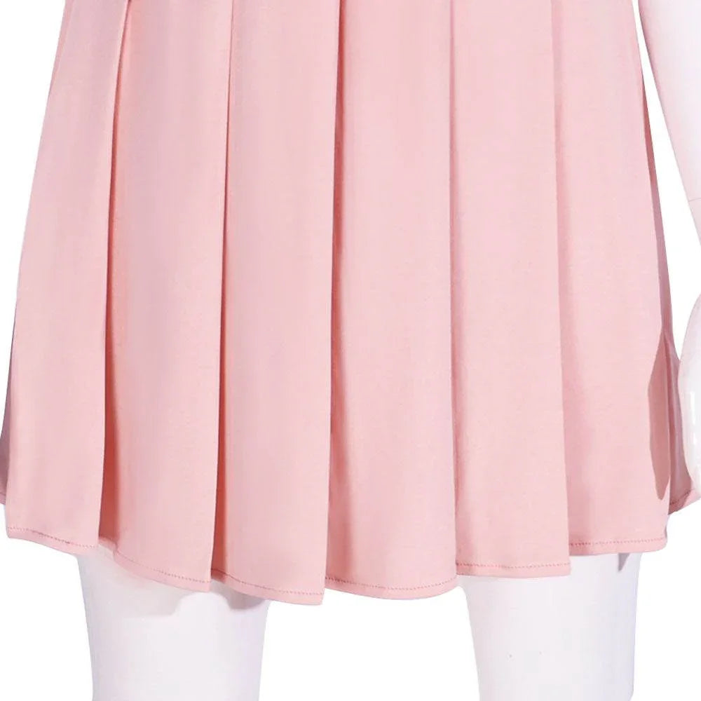 Wicked Glinda Pink Women Short Dress Outfit Carnival Cosplay Costume - Azufun