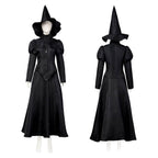 Wicked Elphaba Women Dress Outfit Carnival Cosplay Costume Set - Azufun