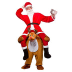 Snowman Elk Elf Grass Skirt Orangutan Funny Puppet Costumes - Azufun