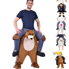 Brown Bear Teddy Unicorn Sheep Horns Octopus Funny Puppet Costumes - Azufun