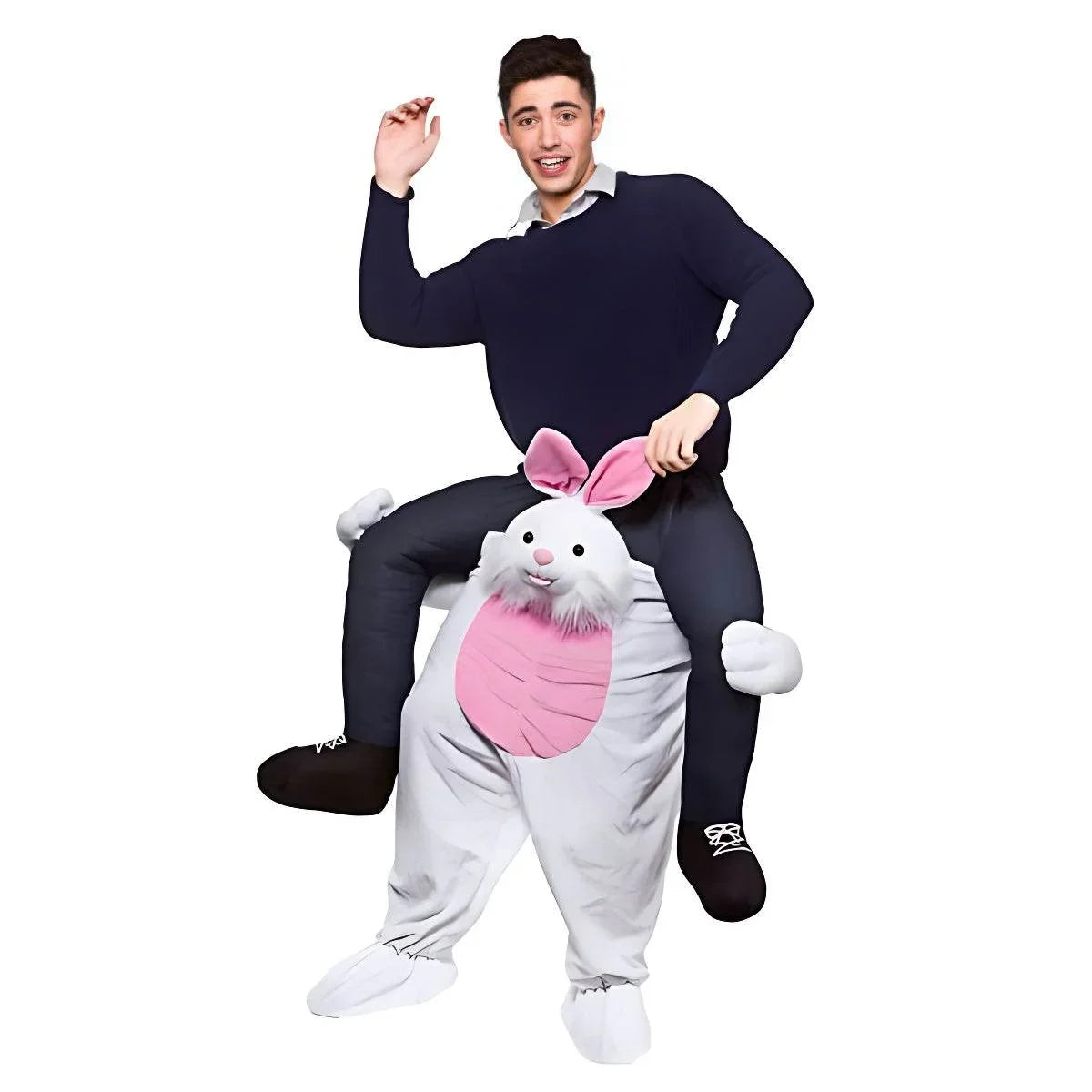 White Bear Pink Pig Rabbit Kangaroo Horse Funny Puppet Costumes - Azufun