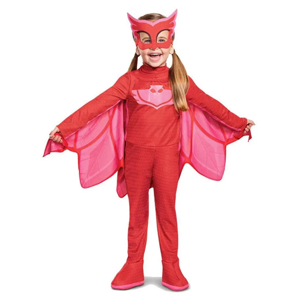 PJ Masks Owlette Catboy Gekko Toddler Costume Cosplay Halloween - Azufun