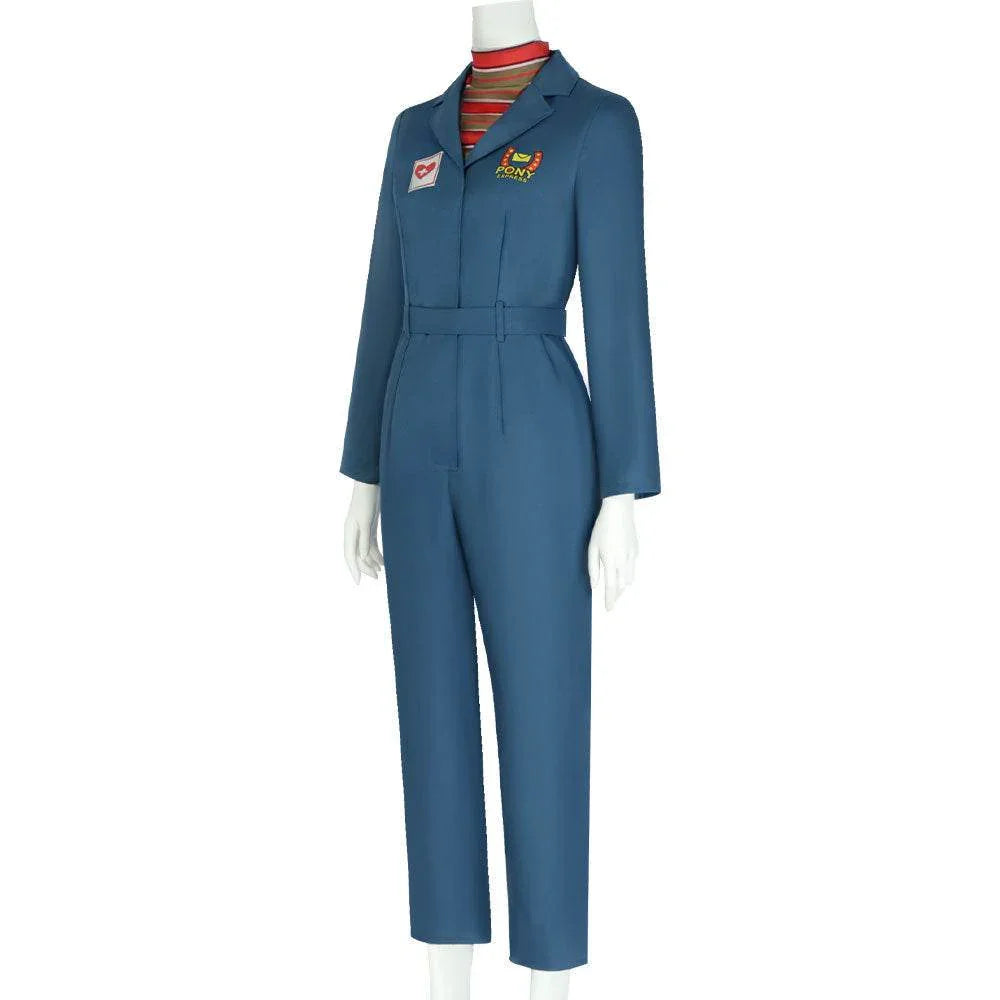 Mouthwashing Anya Women Blue Jumpsuit Carnival Halloween Cosplay Costume - Azufun