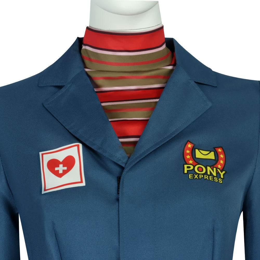 Mouthwashing Anya Women Blue Jumpsuit Carnival Halloween Cosplay Costume - Azufun