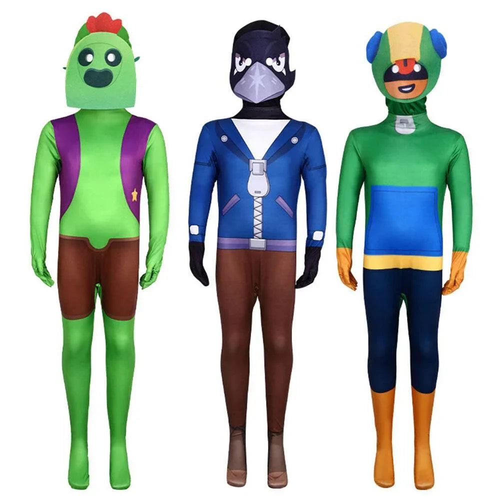 Halloween Brawl Stars cosplay game zantai boysuit Costume - Azufun
