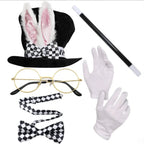 Easter hat props Easter costume plush bunny ears party dress up - Azufun