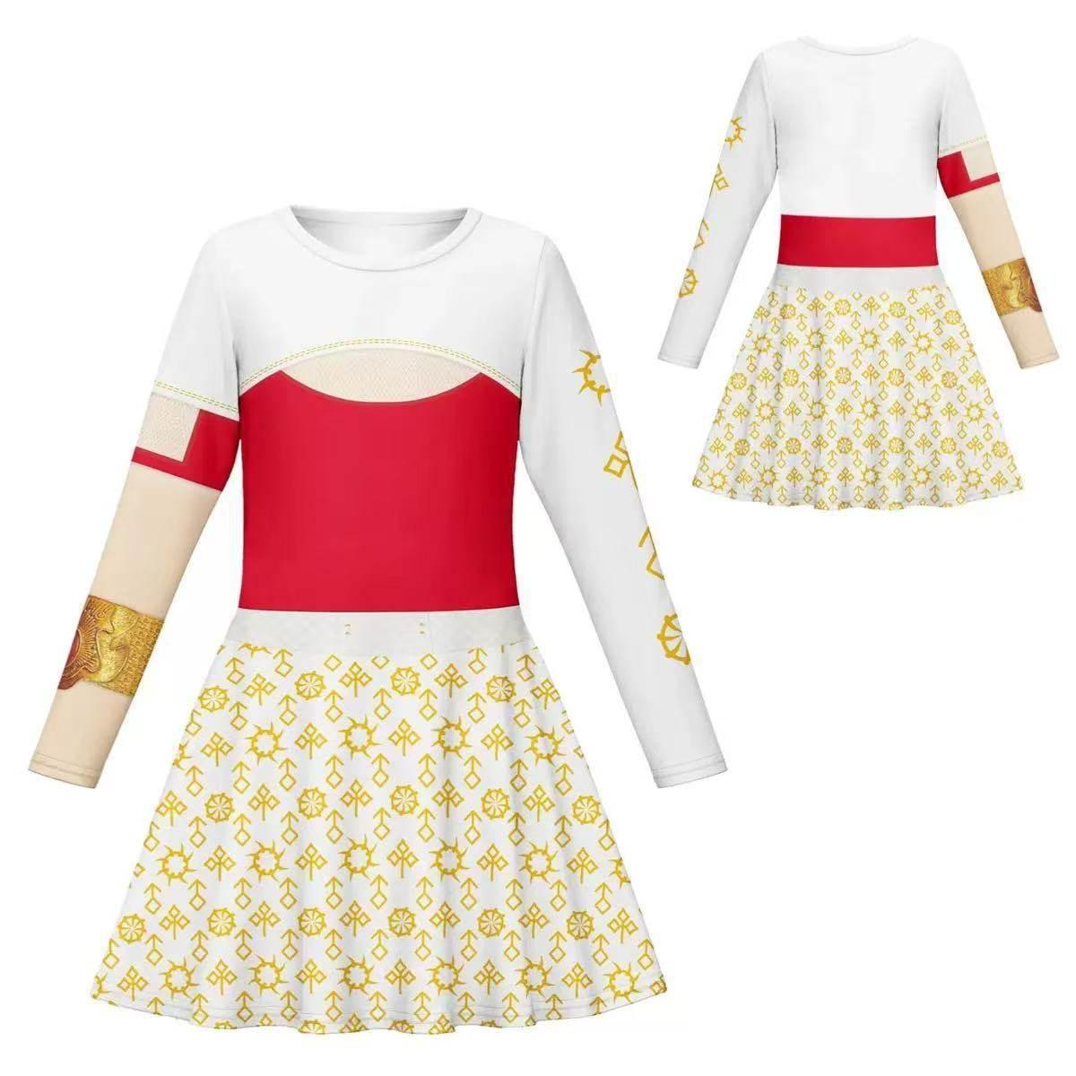 Zombies 4 Nova Dress Cosplay Costume Outfits For Adult Kids Girl Halloween - Azufun