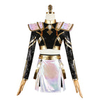 Kpop Witch Hunter Zoe Cosplay Costume Black and Gold Performance - Azufun