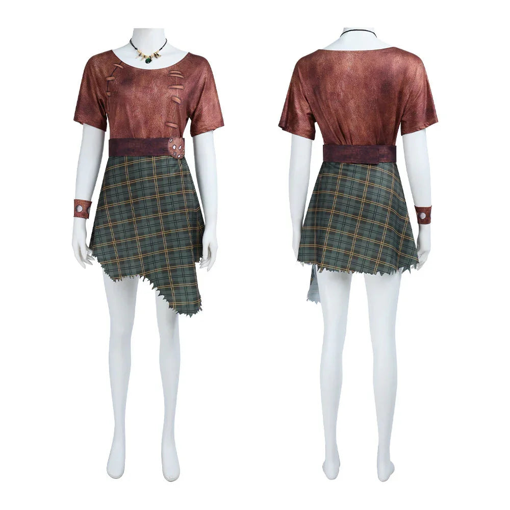 Shrek 5 Fiona Orc Cosplay Costume Halloween Dress Outfits for Women - Azufun