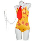 McDonald's Uncle Halloween Clown Costume Carnival Day Cosplay Jumpsuit Set Nightclub For Women Girl - Azufun