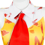 McDonald's Uncle Halloween Clown Costume Carnival Day Cosplay Jumpsuit Set Nightclub For Women Girl - Azufun