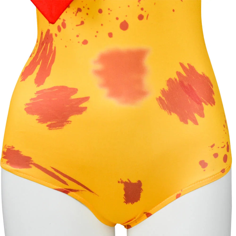 McDonald's Uncle Halloween Clown Costume Carnival Day Cosplay Jumpsuit Set Nightclub For Women Girl - Azufun