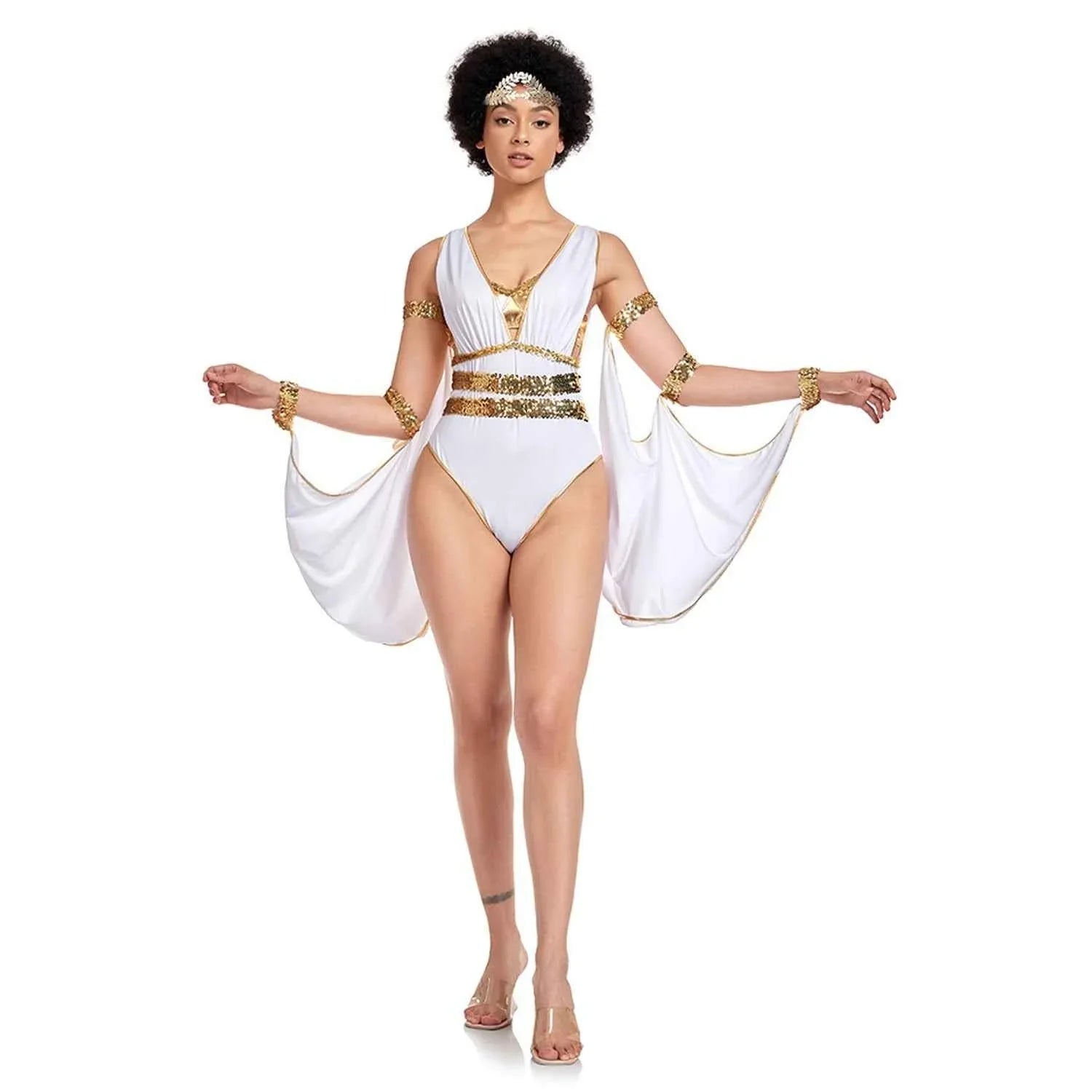 Egyptian Cleopatra Dress You're A Goddess Halloween Costume