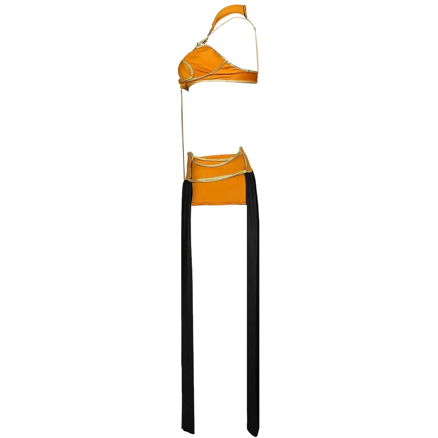 Leia Costumes Princess Slave Queen Dress Star Wars Cosplay Halloween - Azufun