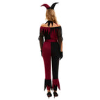 Suicide Squad Psycho Jester Clown Costume For Women Halloween