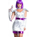 Astronaut Elf Party Dress Costumes For Women