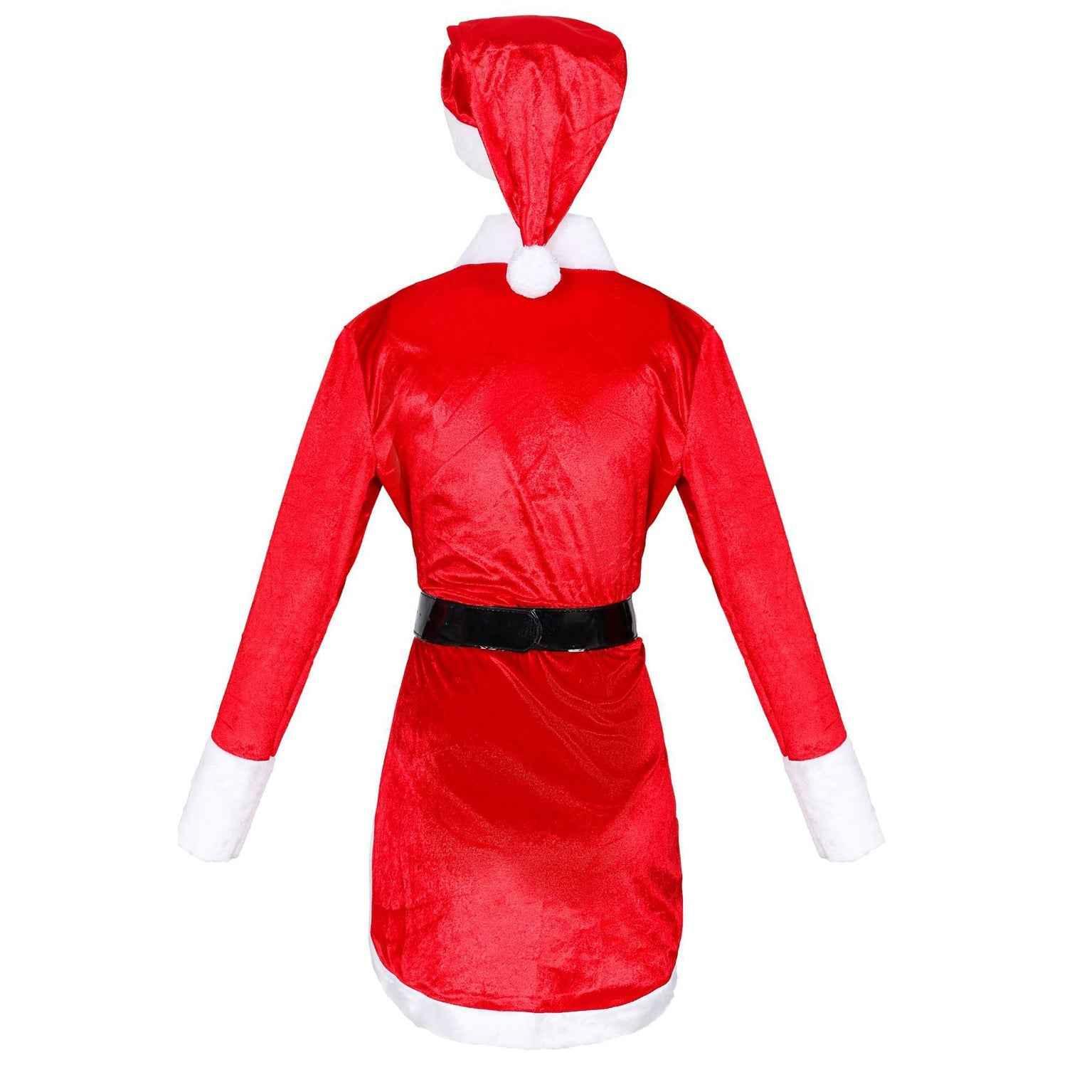 Women Christmas Costume Tuxedo Dress and Jumpsuit Costume Set