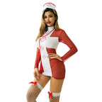 Nurse Lace Dress Uniform Costume for Women