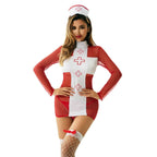 Nurse Lace Dress Uniform Costume for Women