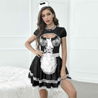 French Maid Lace Dress Costumes