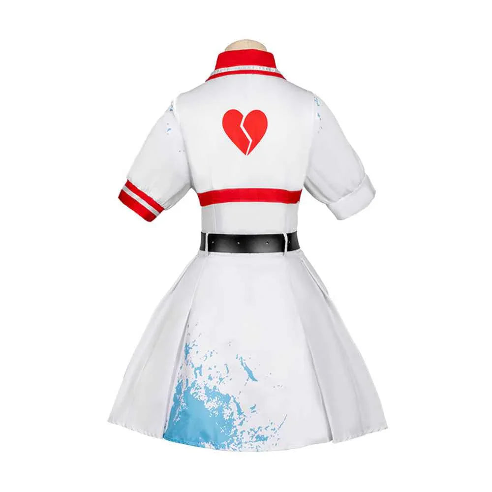 Game Heartbroken Nurse Heather Eggy Party Cosplay Costume For Women