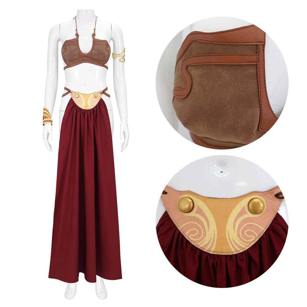 Star Wars Leia Organa Princess Carnival Suit Cosplay Costume For Adults