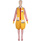 McDonald's Ronald Funny Cosplay Costume Adult Kids Halloween