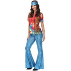 Adult Party Costume 70s 80s Disco Hippie Costume