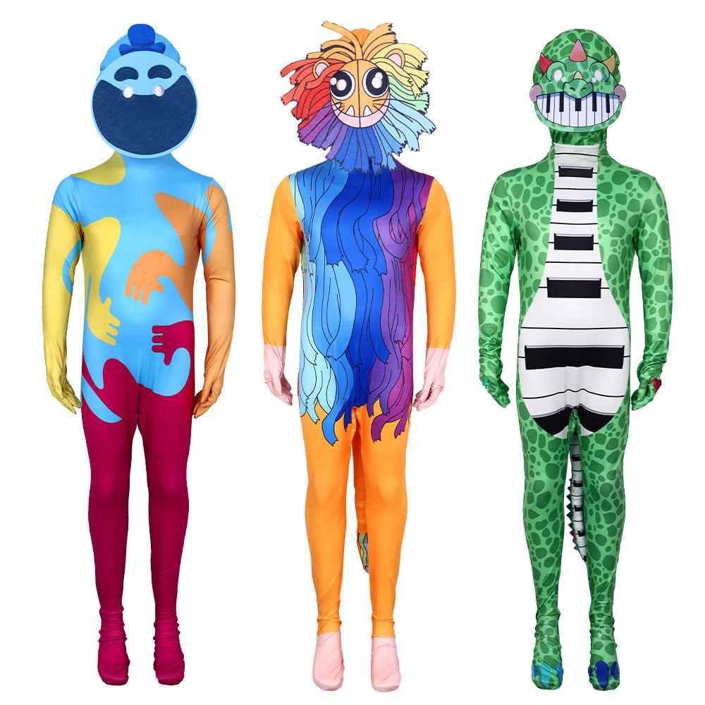 Poppy Playtime Chapter 4 Cosplay Doey The Doughman Pianosaurus Yarnaby Costume