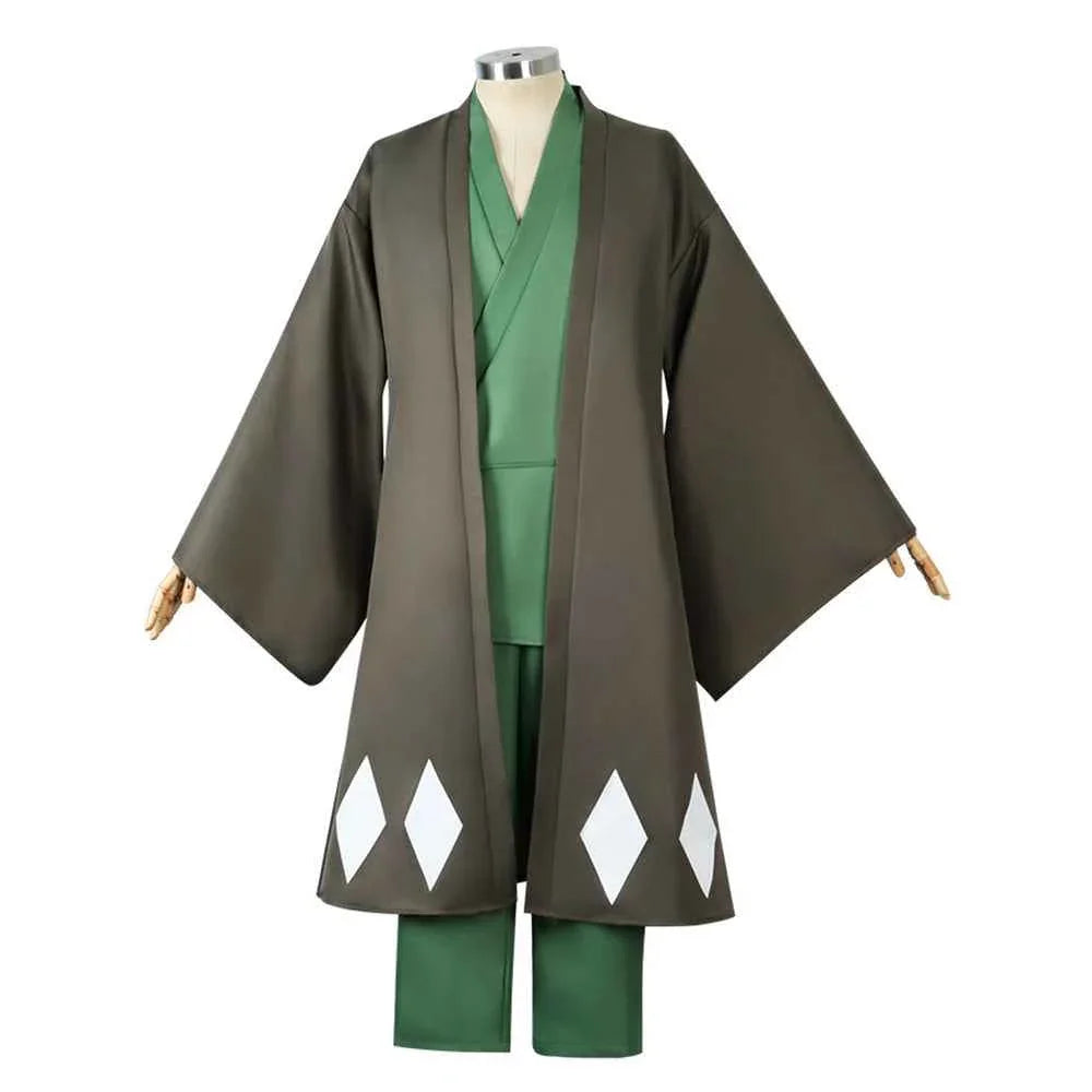 Bleach Urahara Kisuke Anime Cosplay Costume with hat Full Set