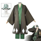 Bleach Urahara Kisuke Anime Cosplay Costume with hat Full Set