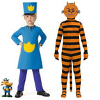 Dog Police Man Petey Cat Fancy Dress Costume Bodysuit With Hat