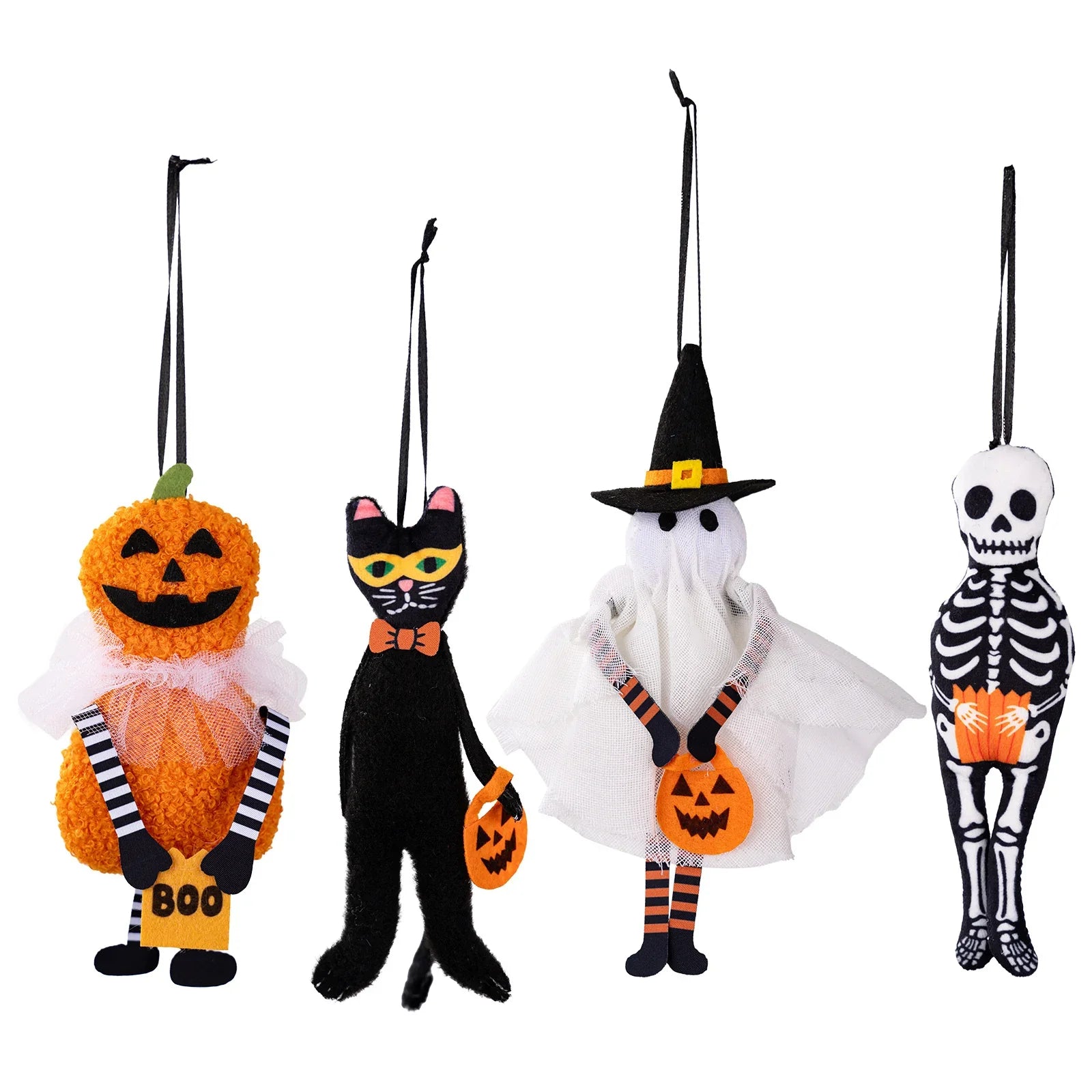 4-piece Small Figurine Pendant for Halloween Home Party Decoration