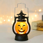 3-piece Pumpkin Lantern Handheld Pony Light Halloween LED Decorative Lights