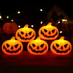LED Pumpkin Lantern Hanging Ornament Halloween Decorative Piece