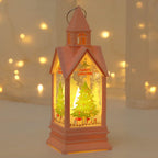 Electronic Candle Wind Lantern Castle Night Light Holiday Party Decorations