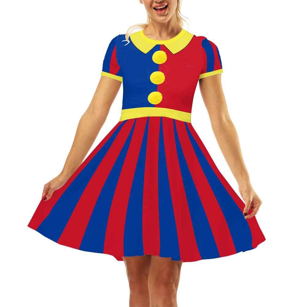 Pomni Dress Costume TADC cosplay Halloween