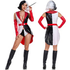 One Hundred and One Dalmatians Cruella De Vil Costume Dress Halloween