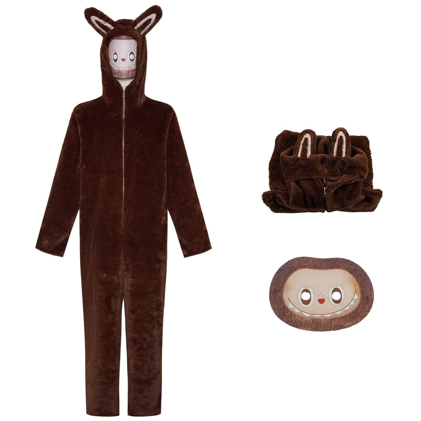 Labubu Cosplay Costume Jumpsuit Party Fancy Dress Bodysuit For Kids Adult Halloween